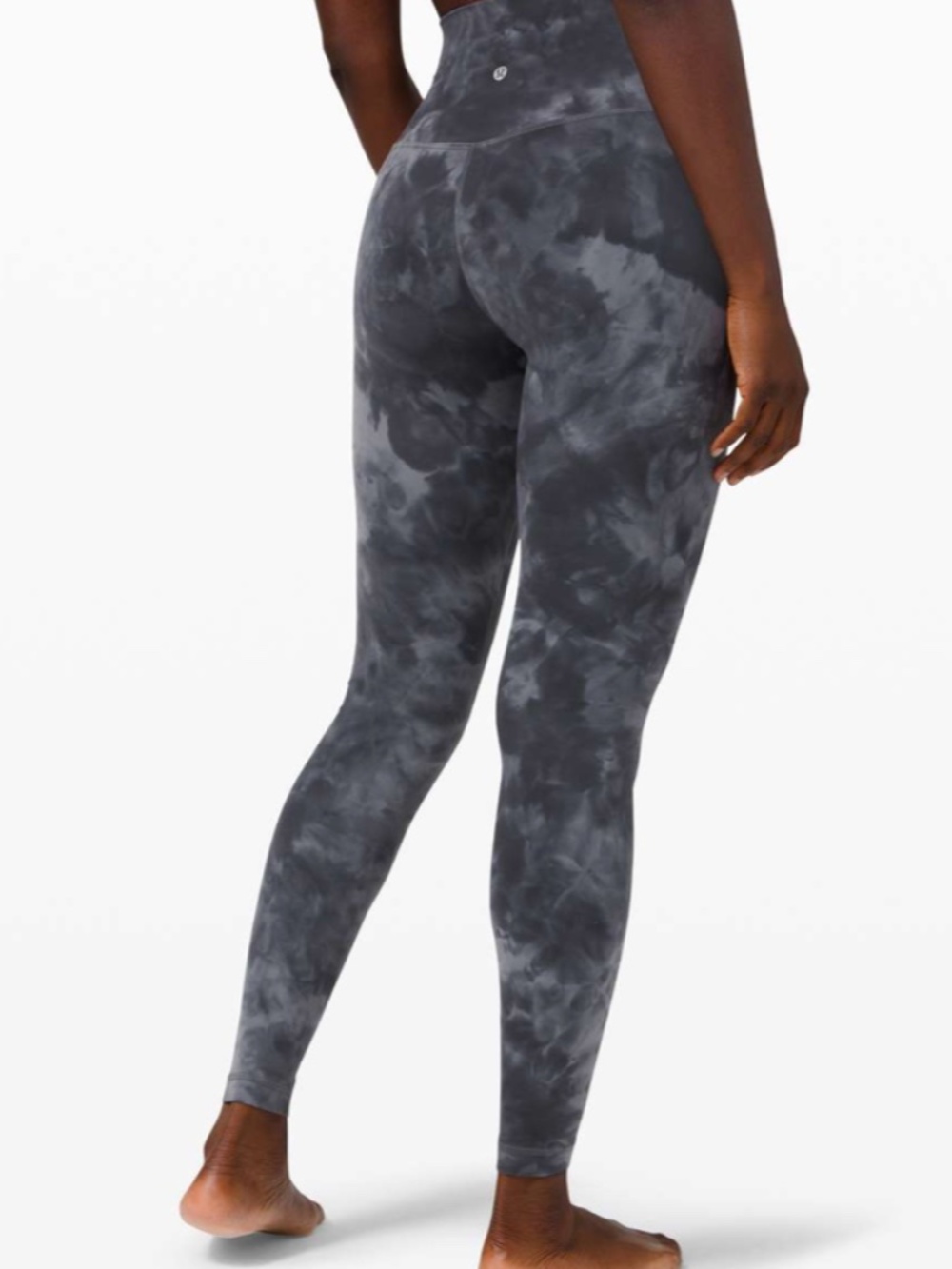 Lululemon Align Pant 28" *Diamond Dye Pitch Grey Graphite Grey Size 6